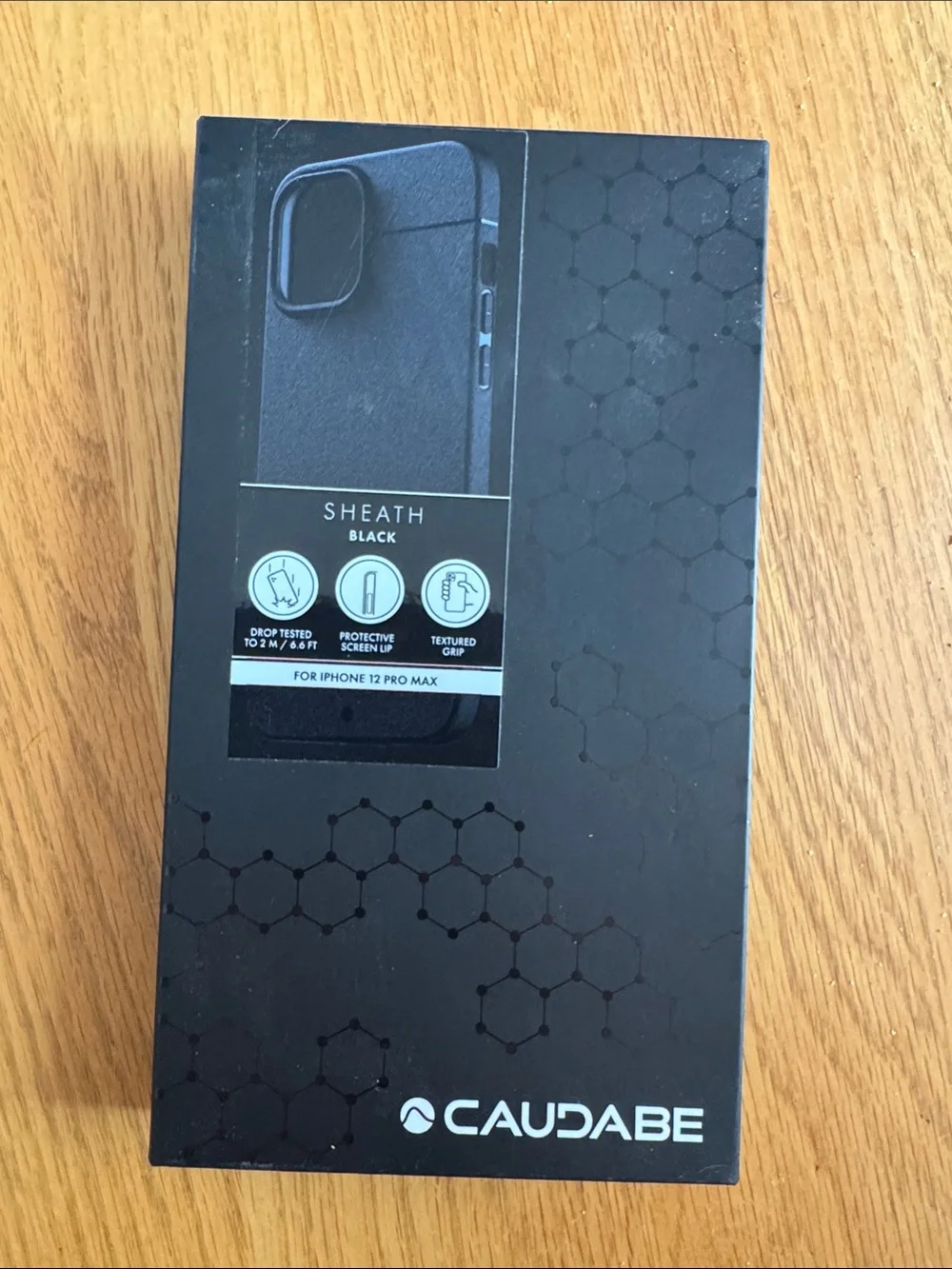 Caudabe Sheath iPhone 12 Pro Max Case - black